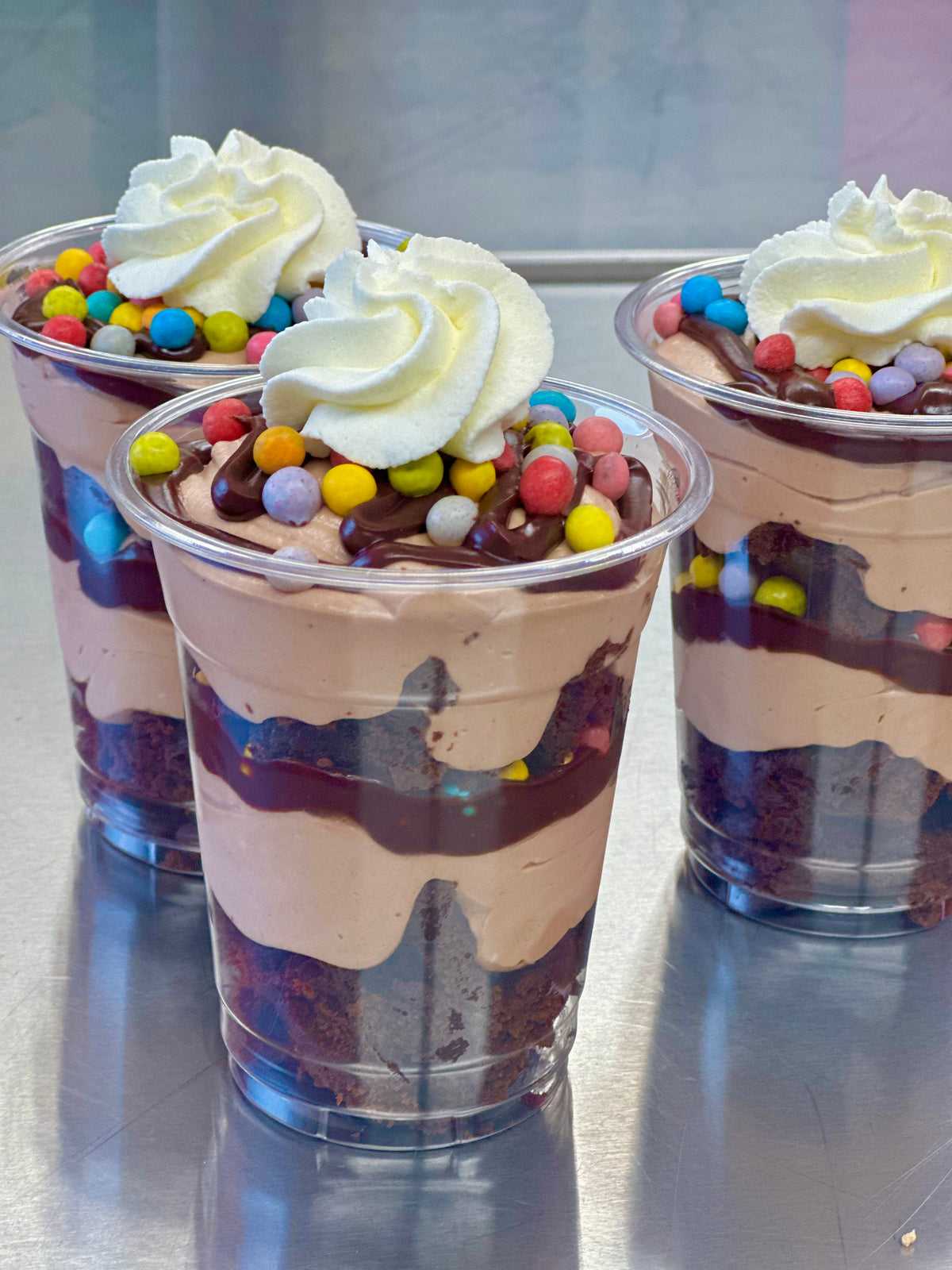 Cosmic Brownie Cheesecake Cup
