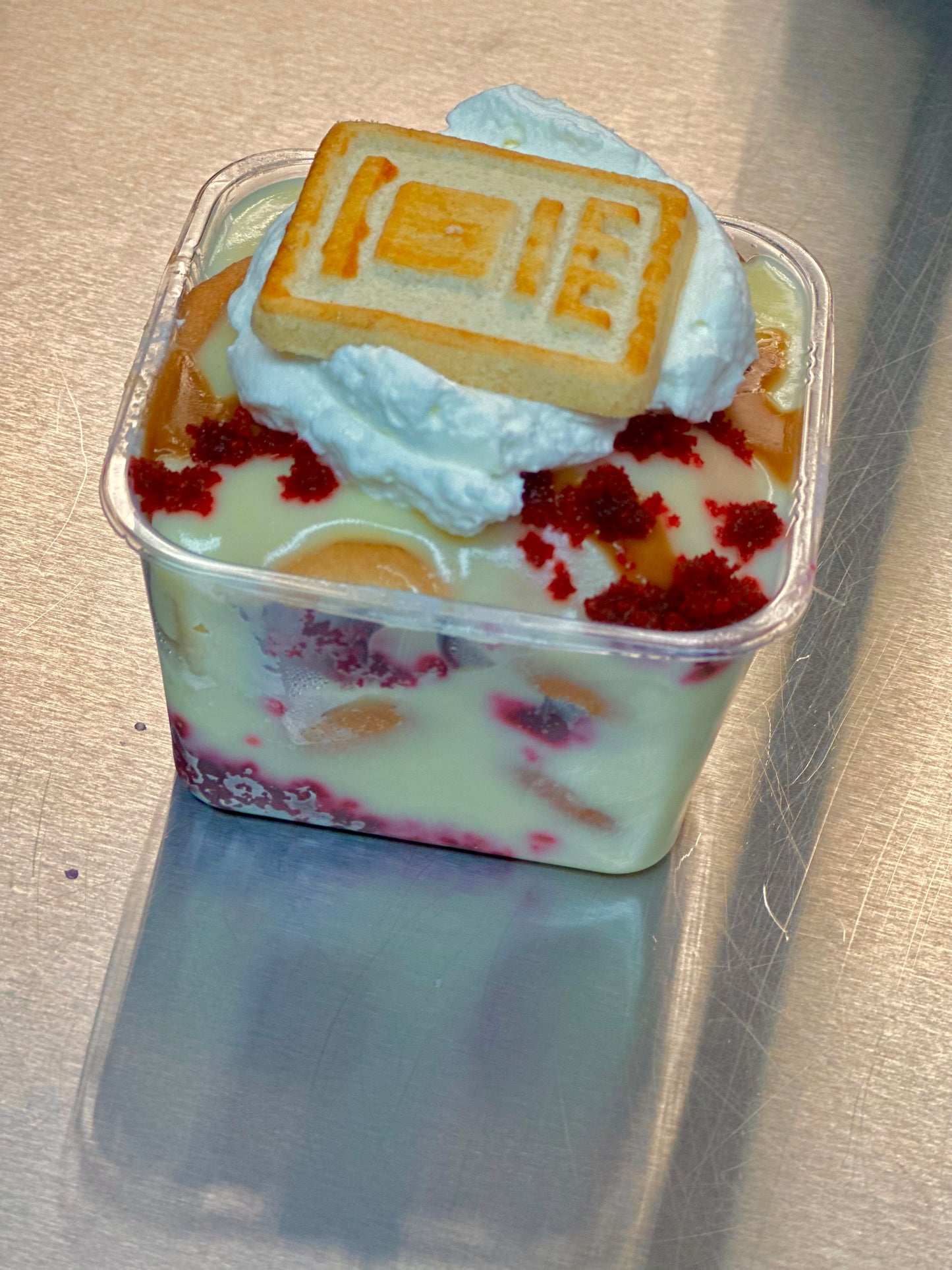 Red Velvet Banana Pudding