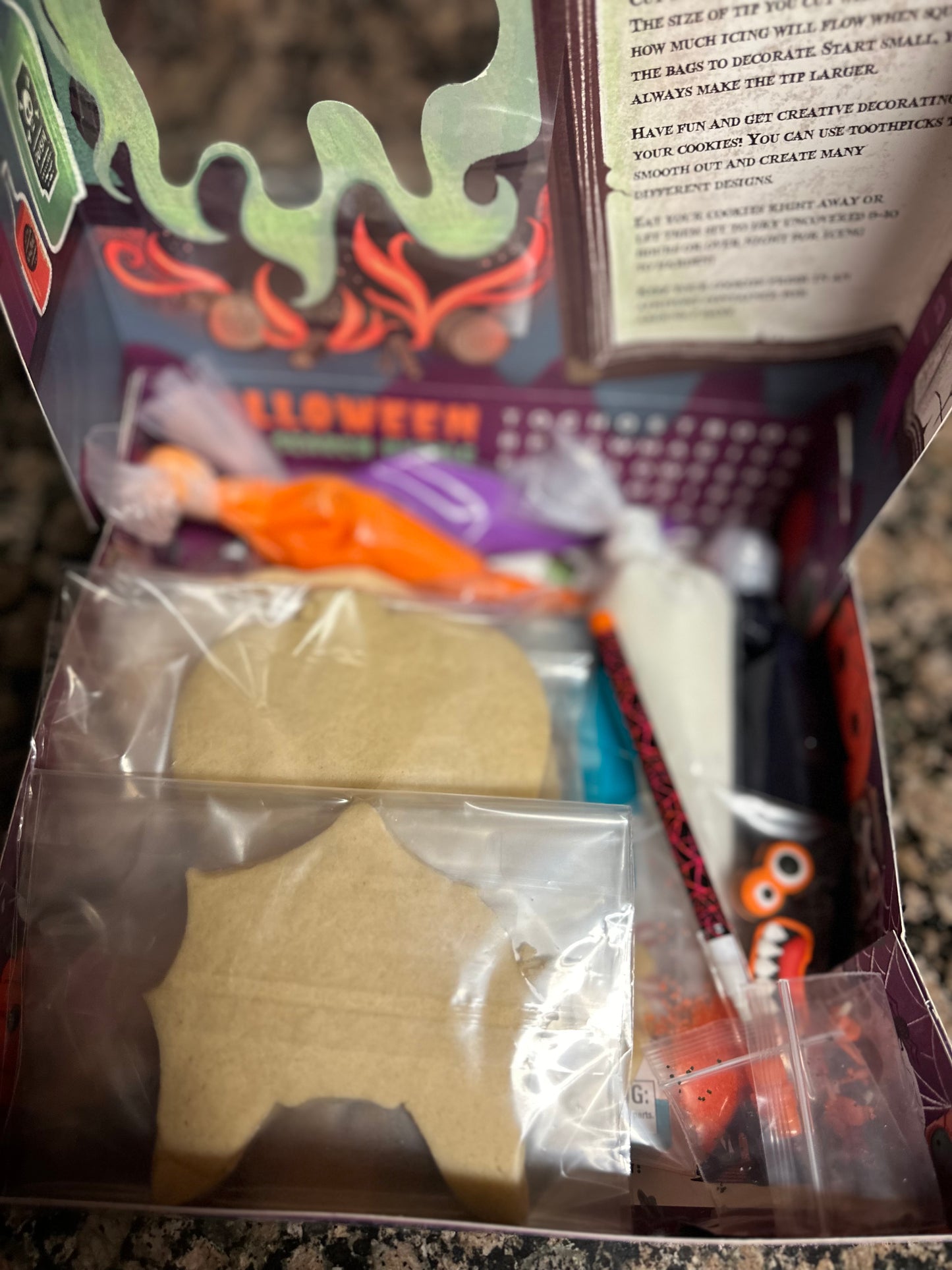 Halloween DIY Cookie kit