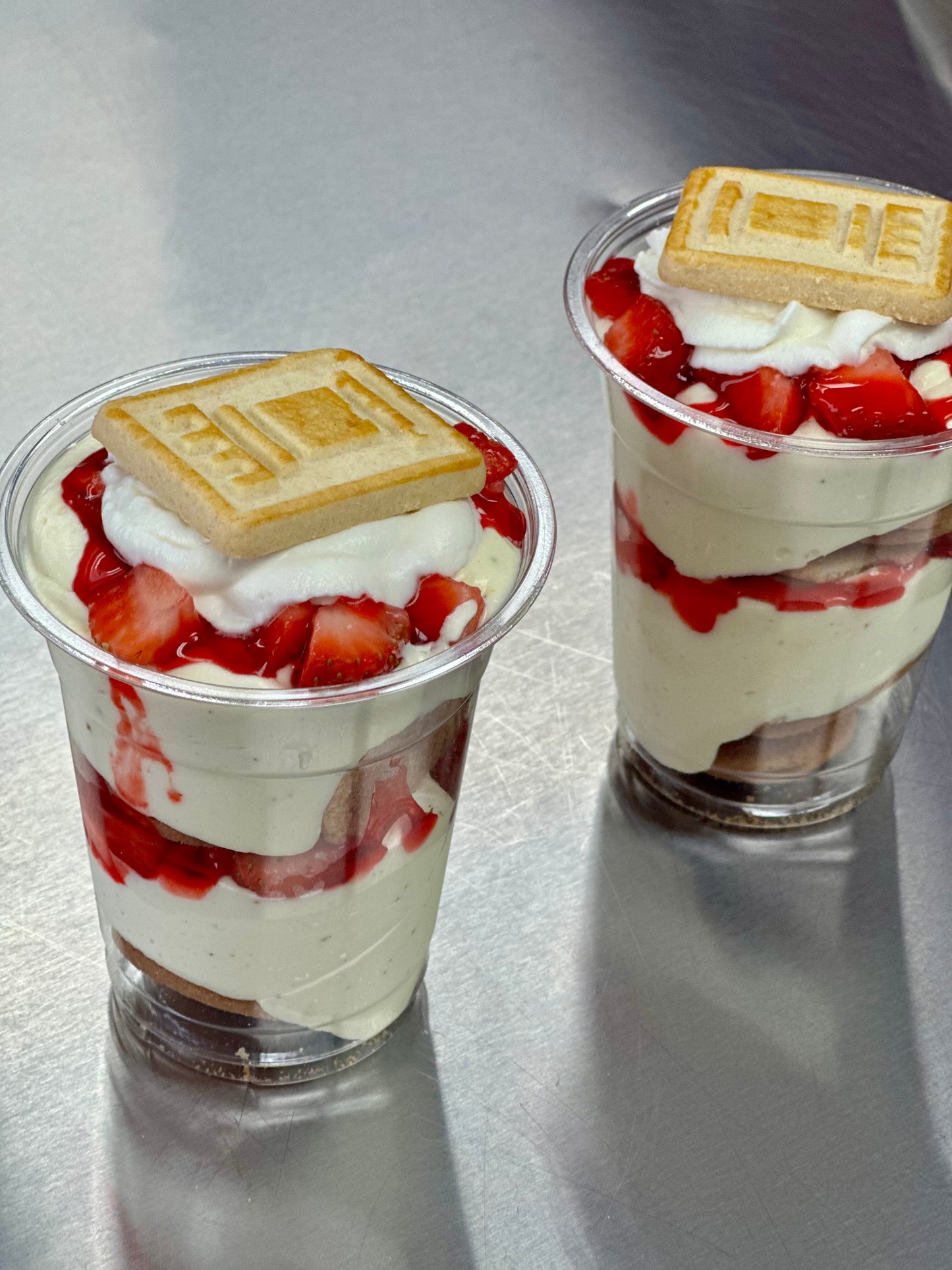 Strawberry Banana Pudding Cheesecake Cup
