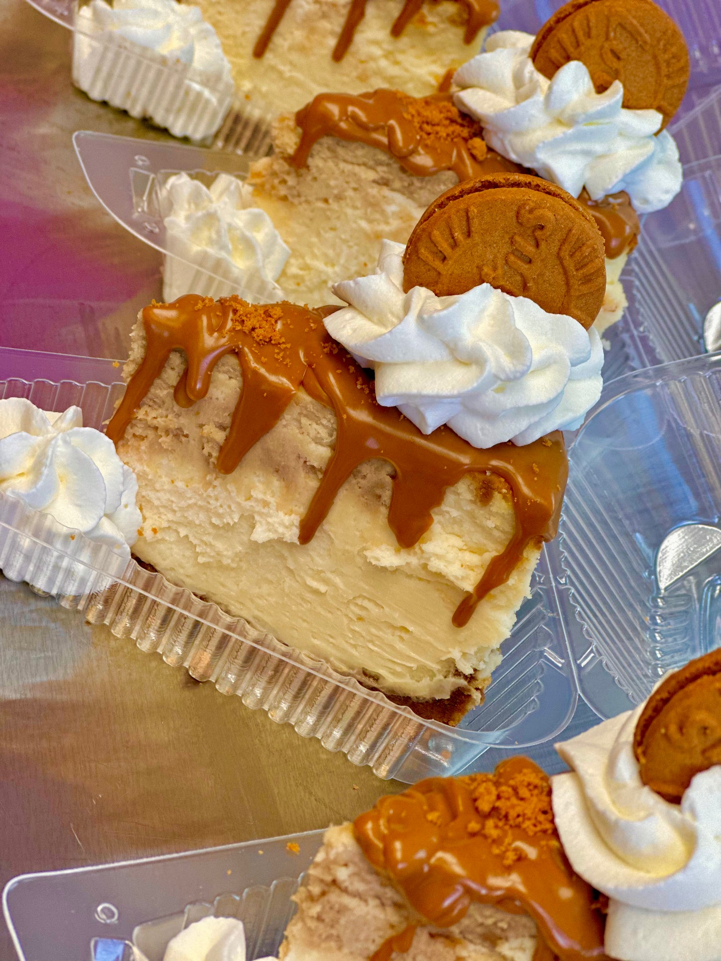 Biscoff Cookie Butter Cheesecake Slice