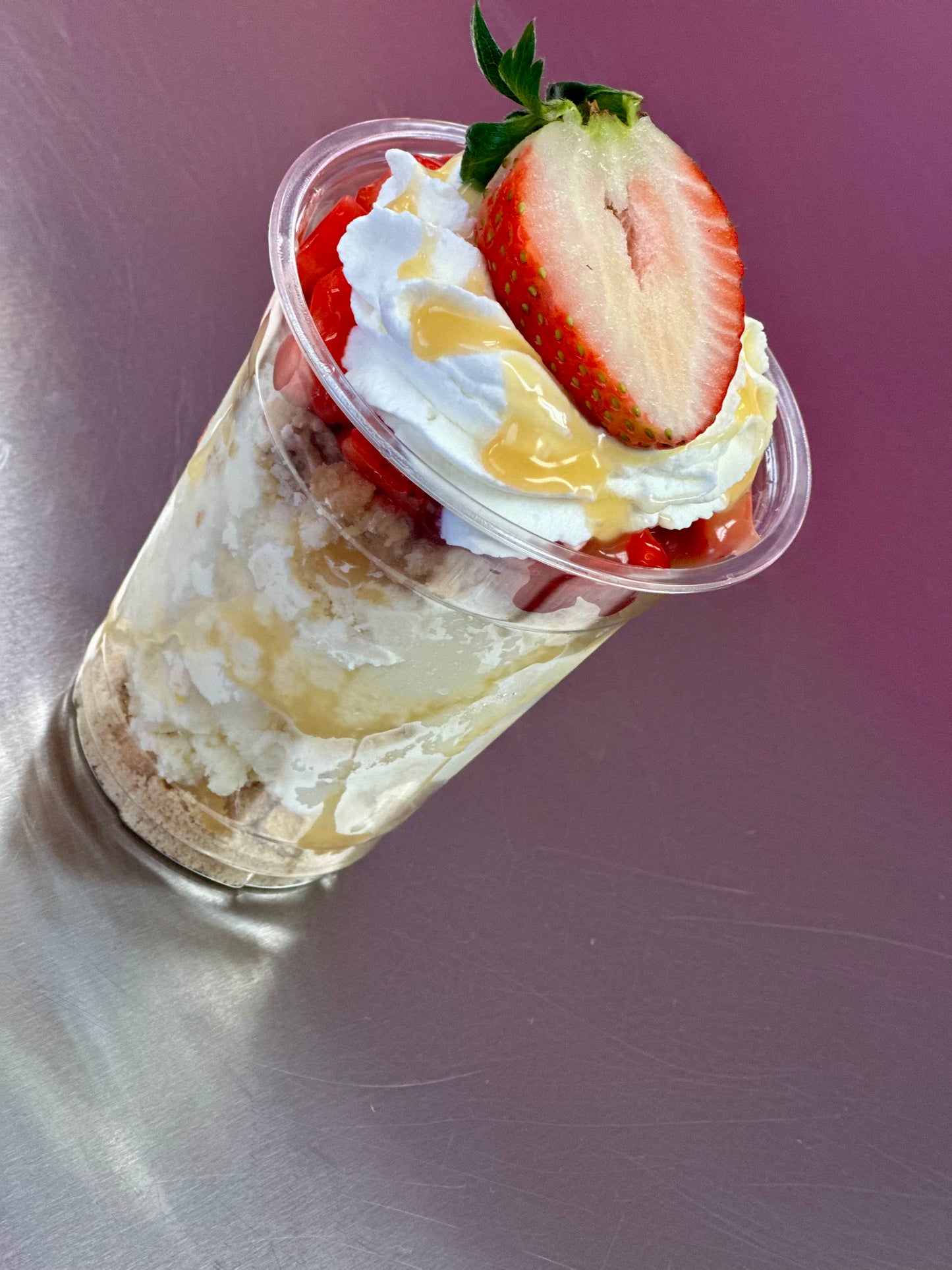 Strawberry Lemon Cheesecake Cup