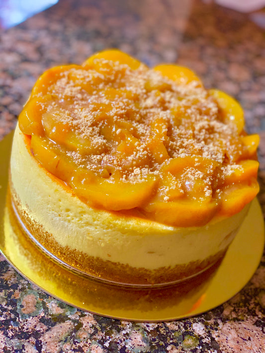 Peach Cobbler Cheesecake