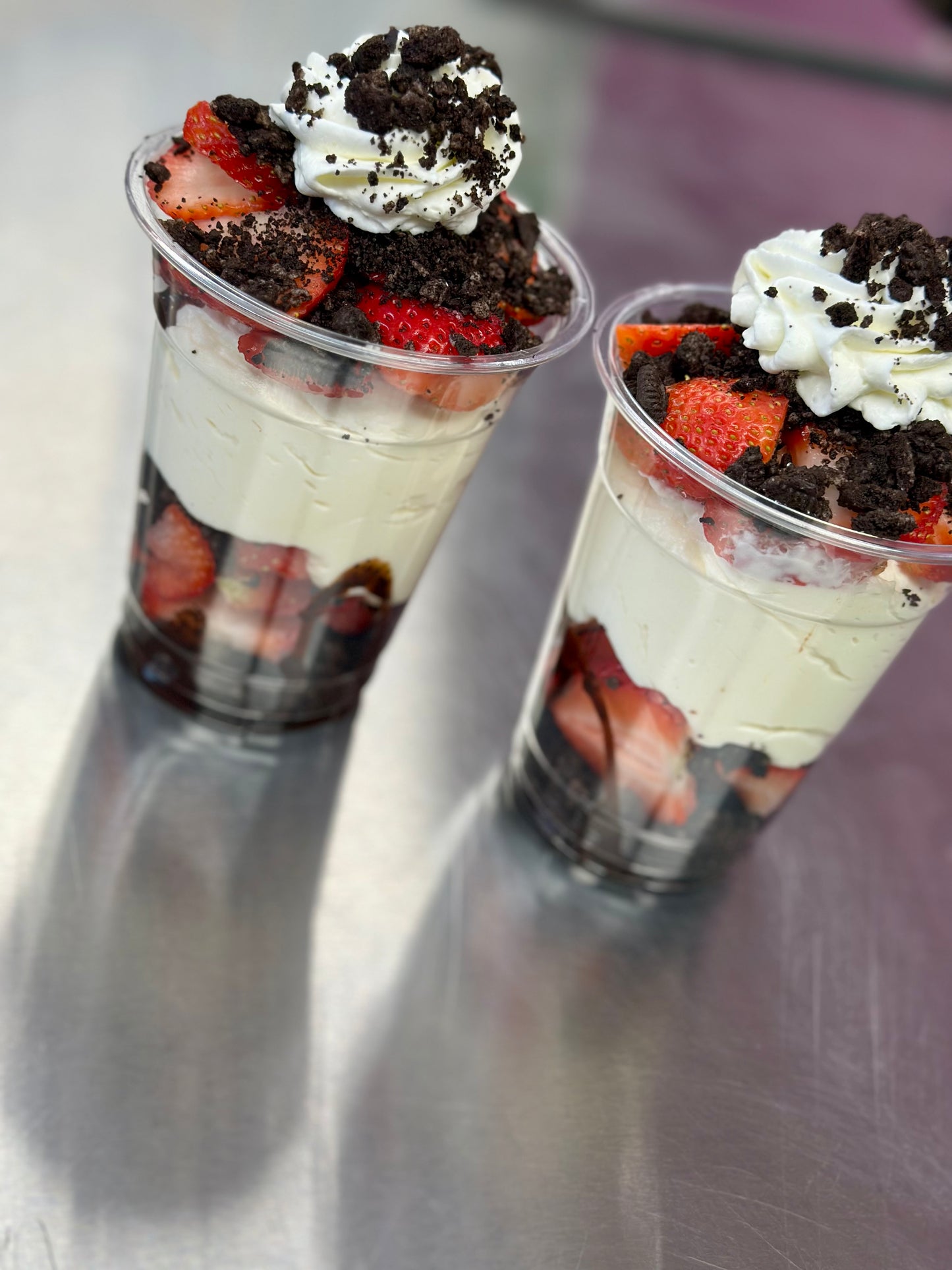 Strawberry Oreo Cheesecake Cup
