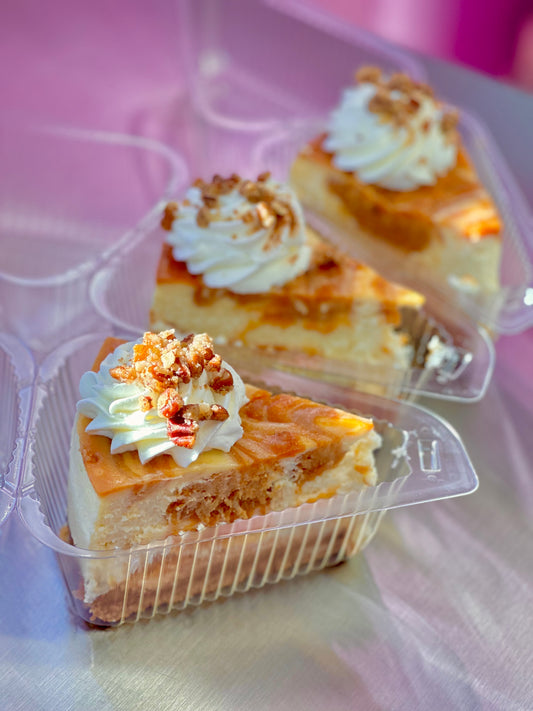 Sweet Potato Cheesecake Slice