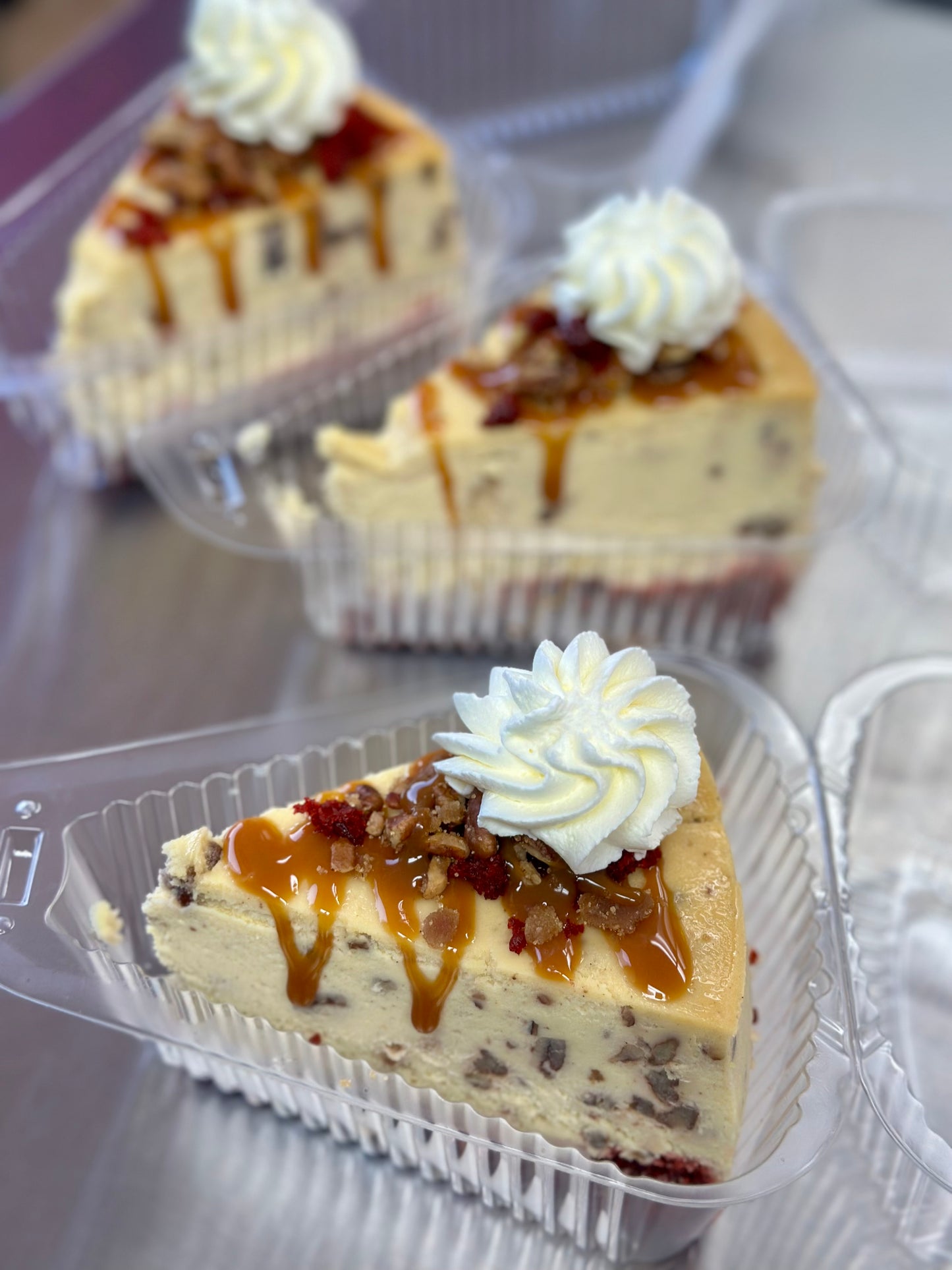 Red Velvet Butter Pecan Cheesecake