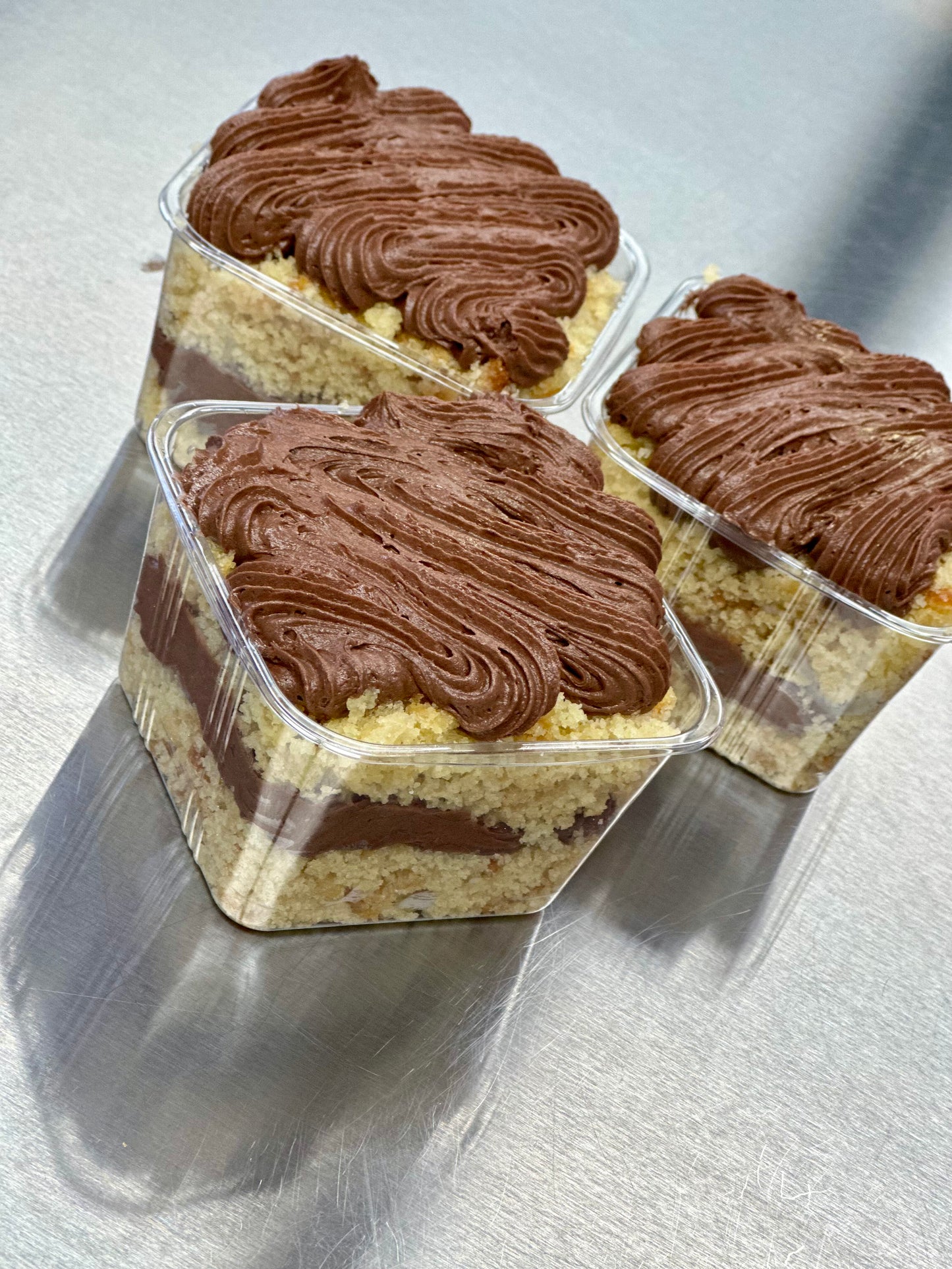Old Fashioned Yellow Cake with Chocolate Buttercream