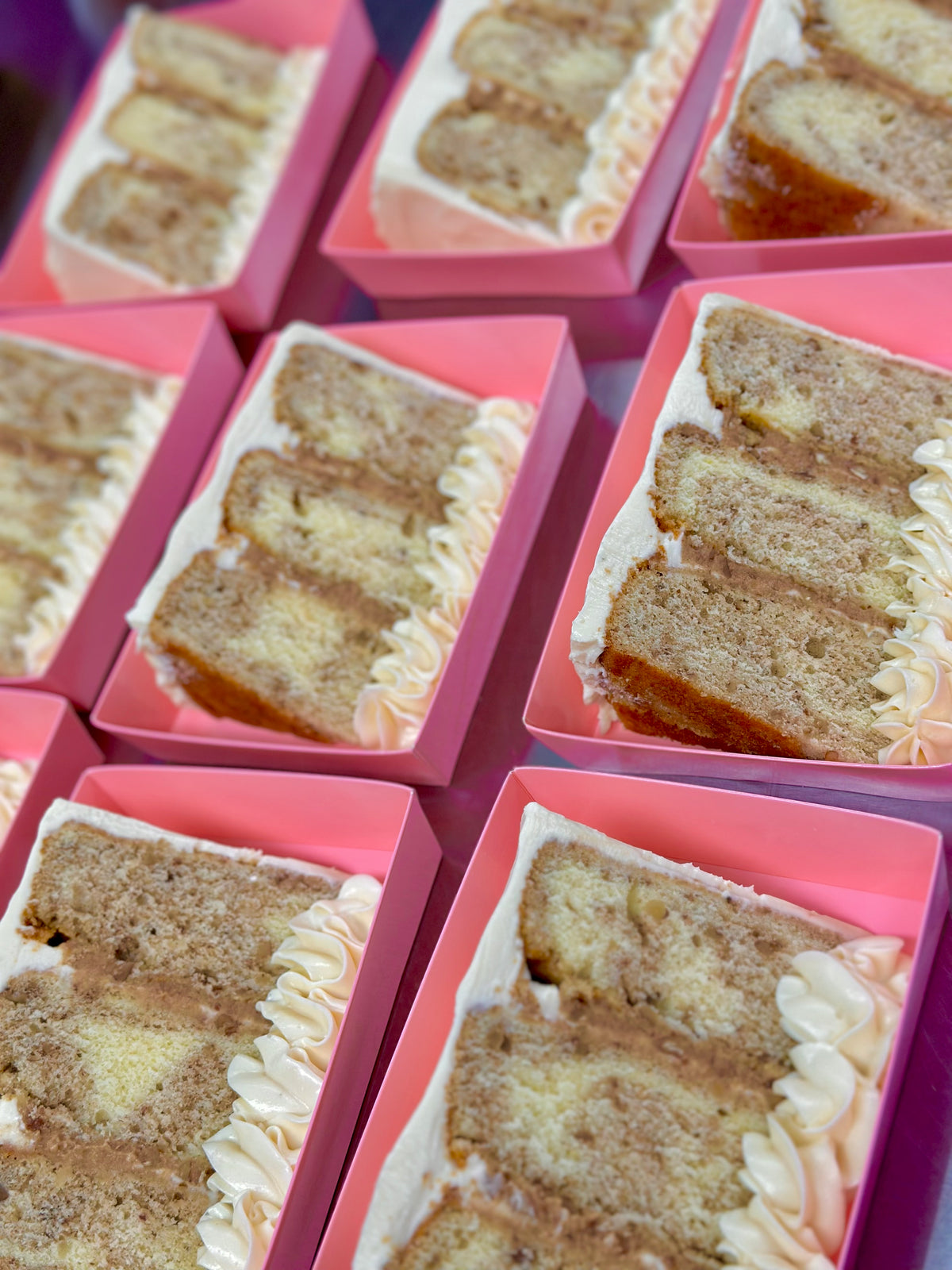 Butter Pecan Cake Slice