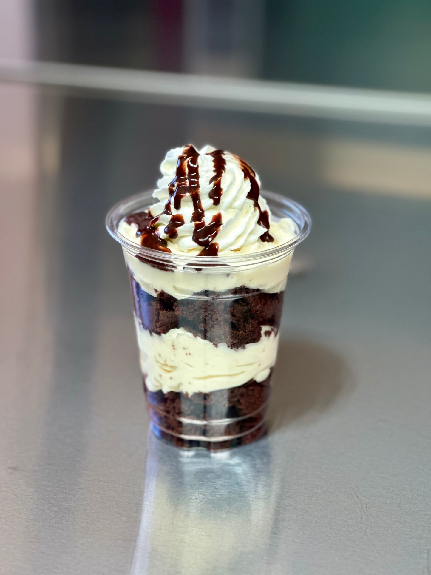 Brownie Cheesecake Cup