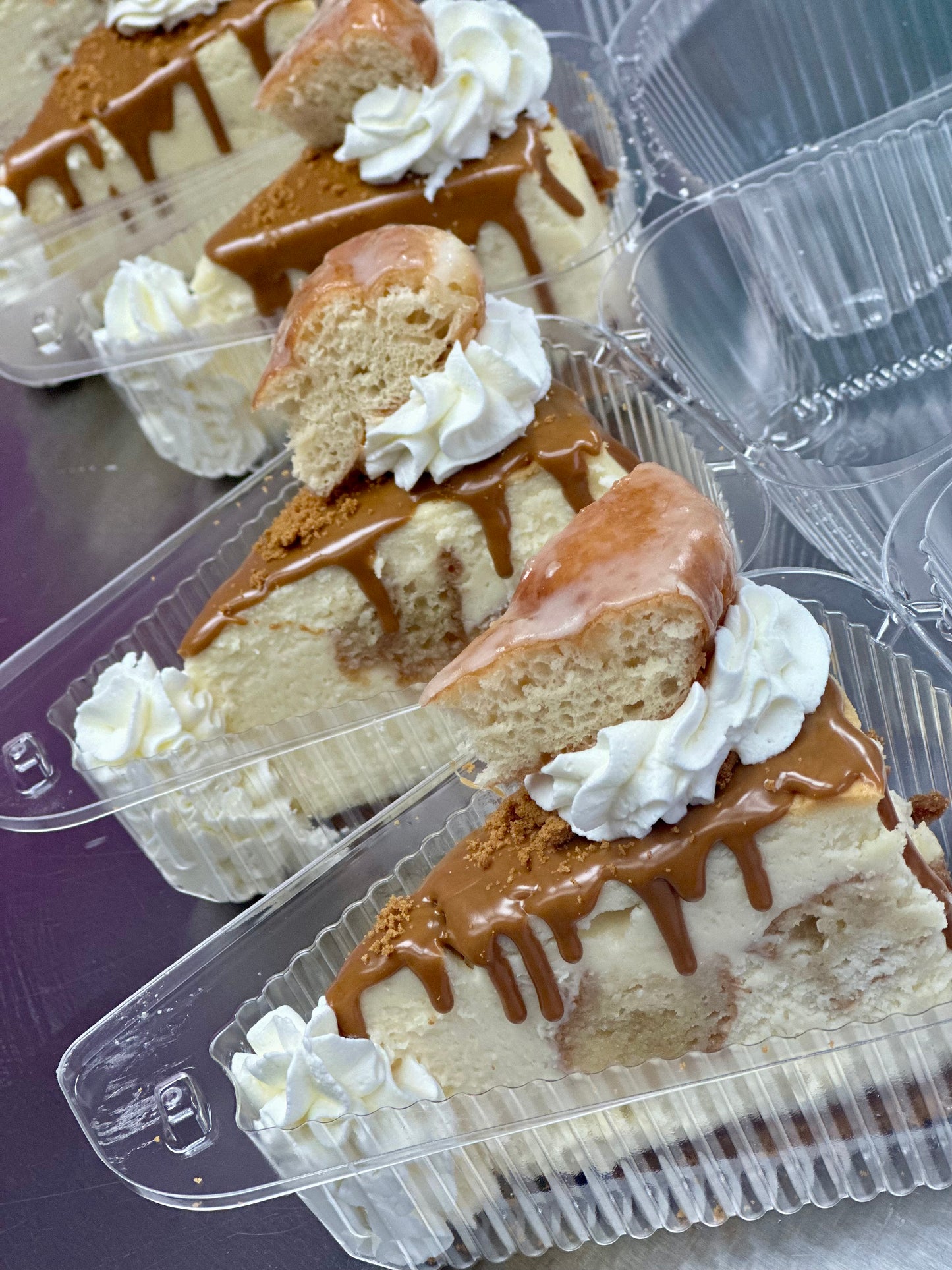Cookie Butter Honeybun Cheesecake