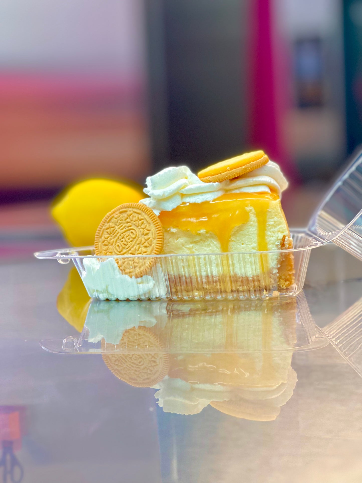 Lemon Cheesecake Slice