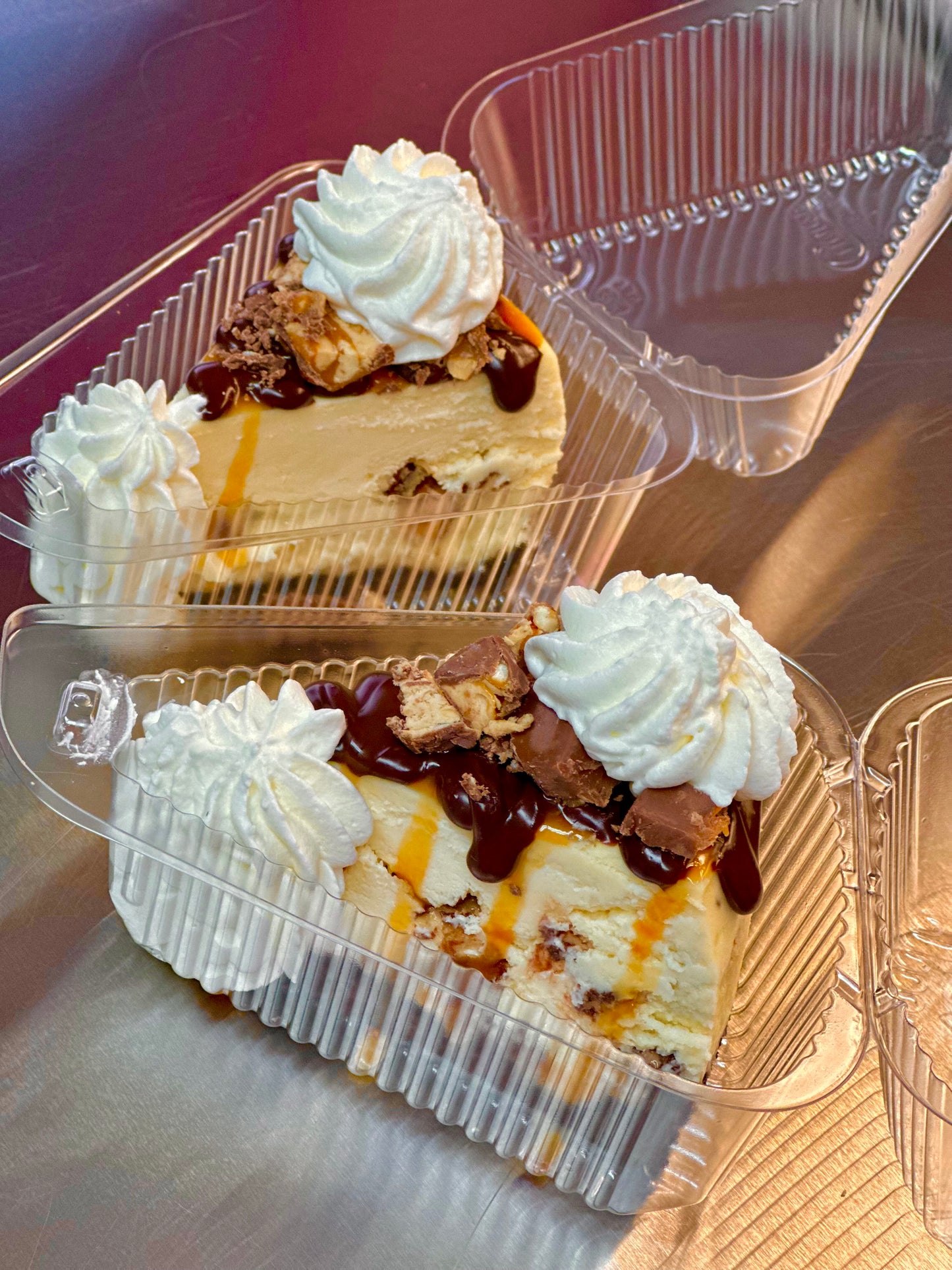 Caramel Chocolate Peanut Cheesecake