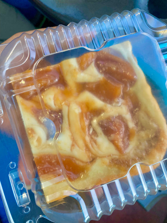 Peach Cobbler Cheesecake Bar