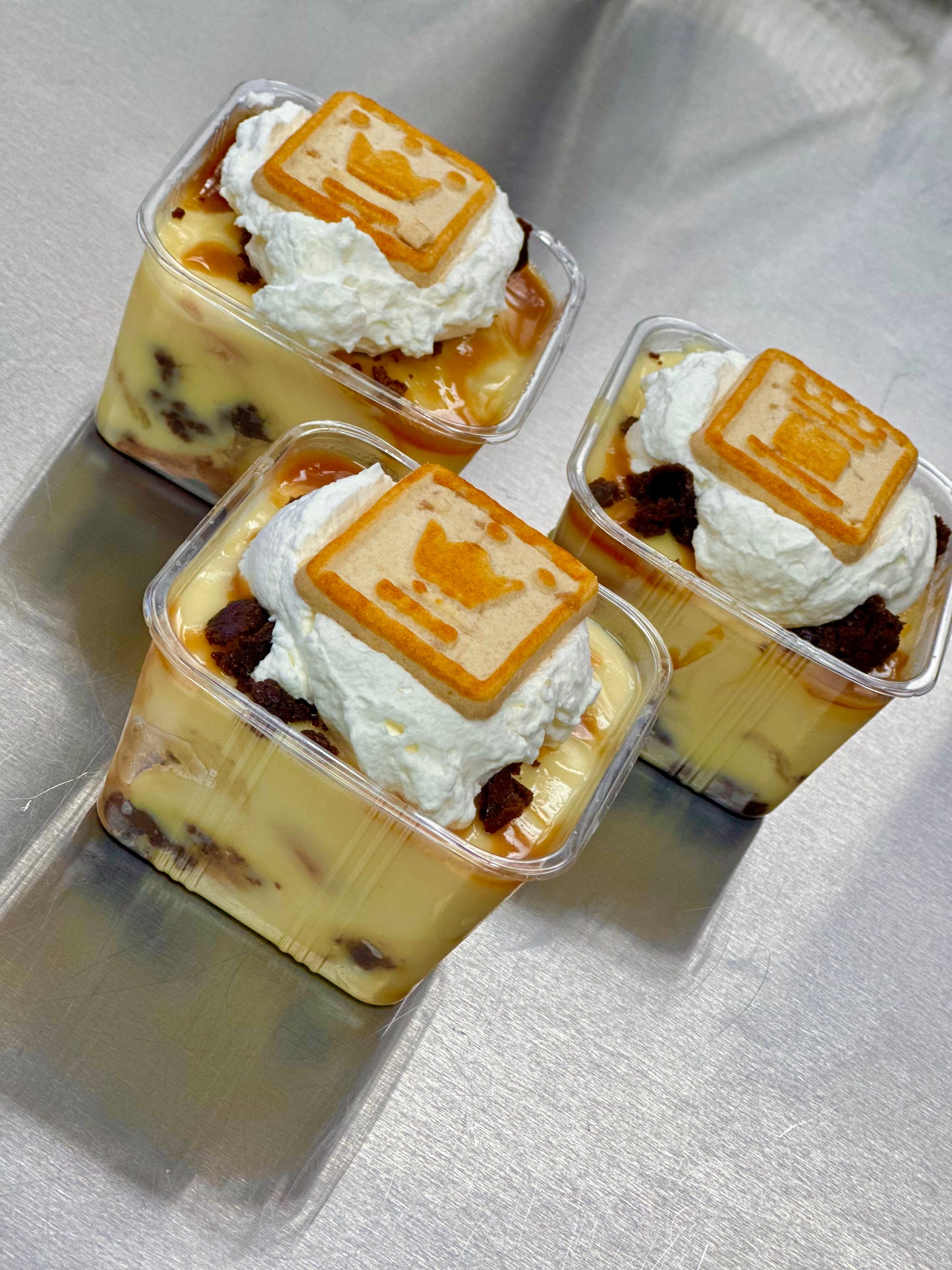 Caramel Brownie Banana Pudding