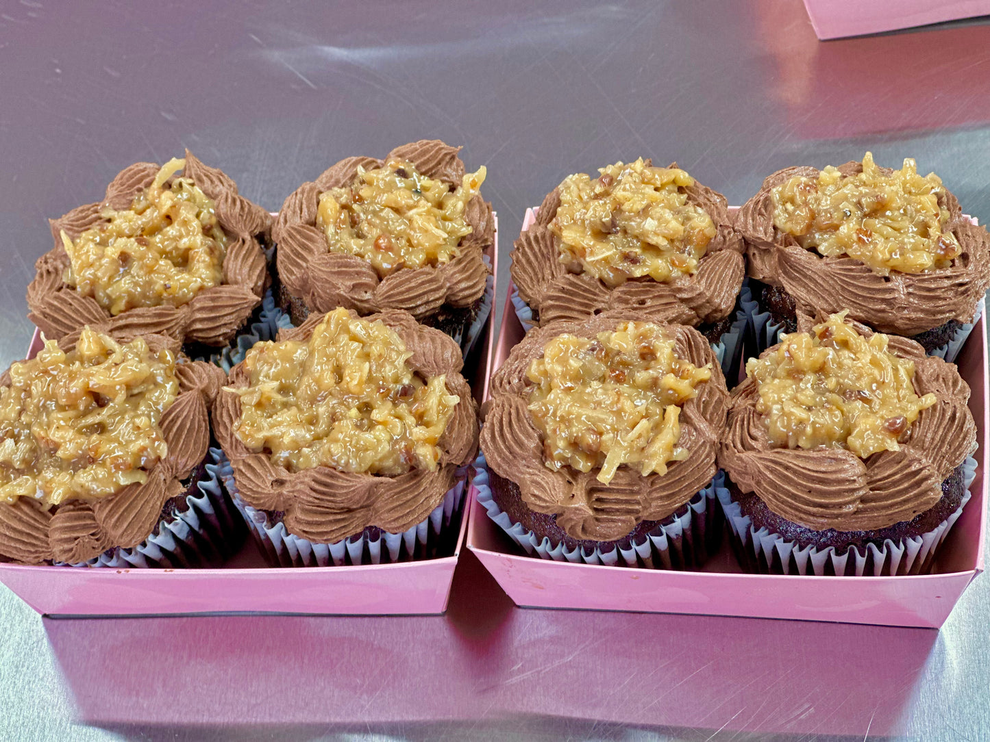 German Chocolate Cups