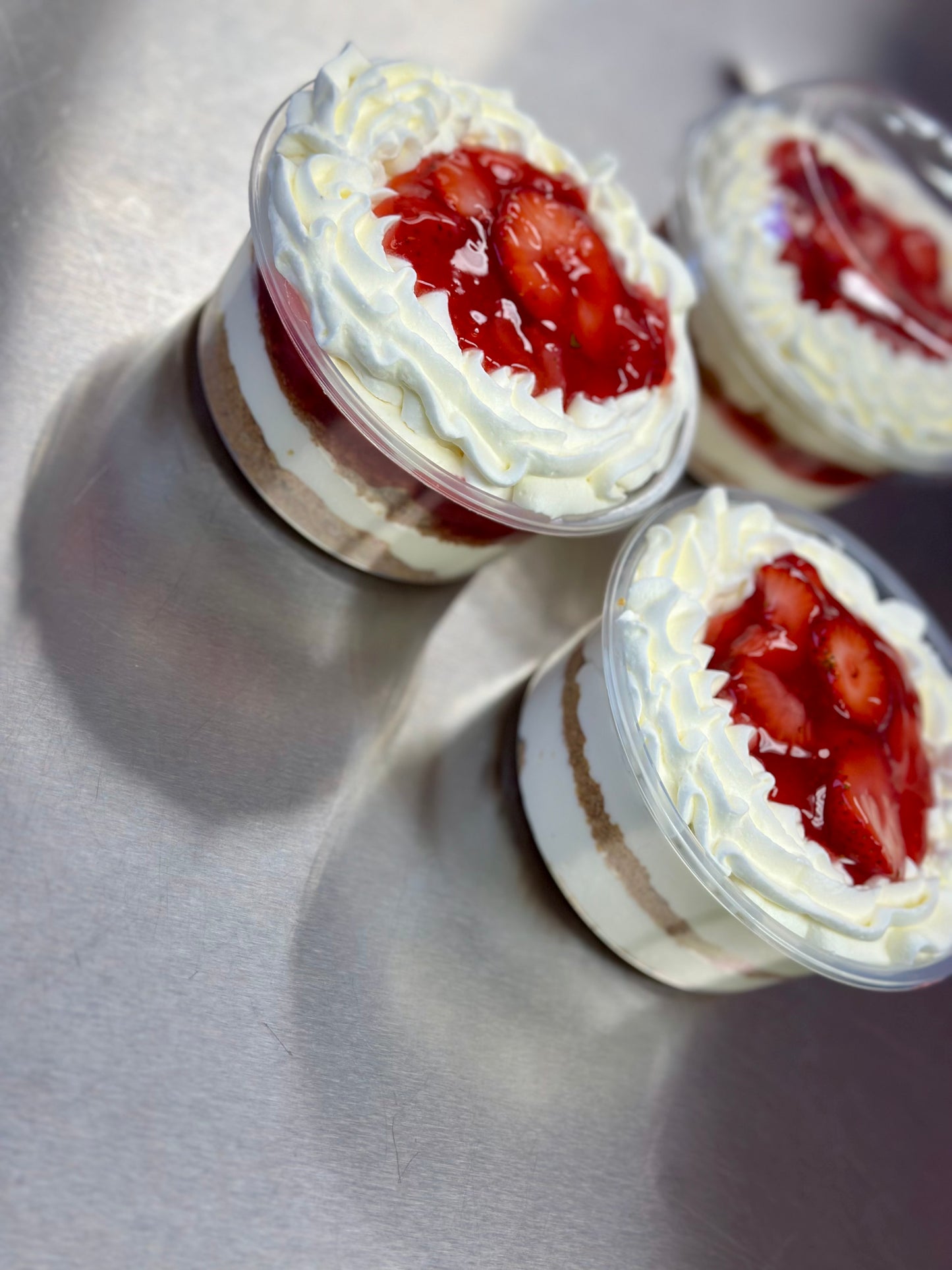 Classic Strawberry Cheesecake Cup