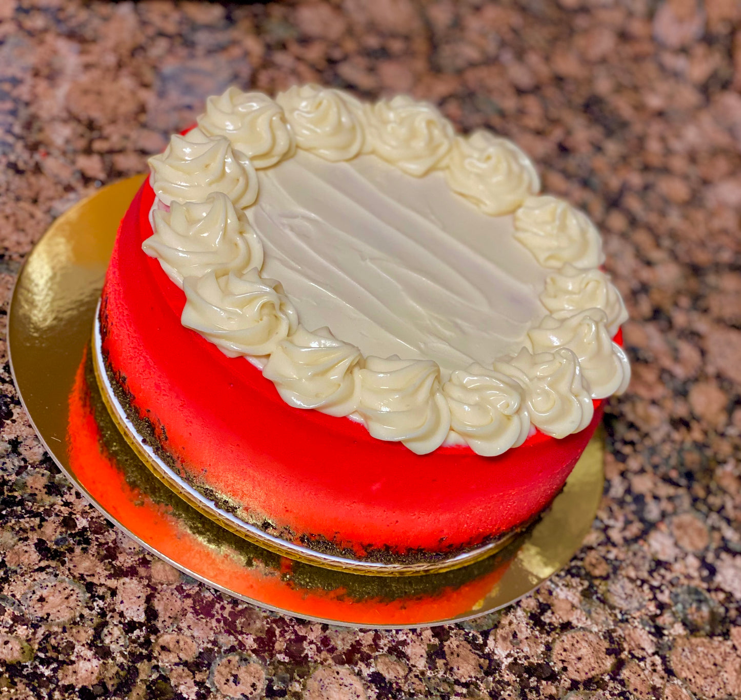 Red Velvet Oreo Cheesecake