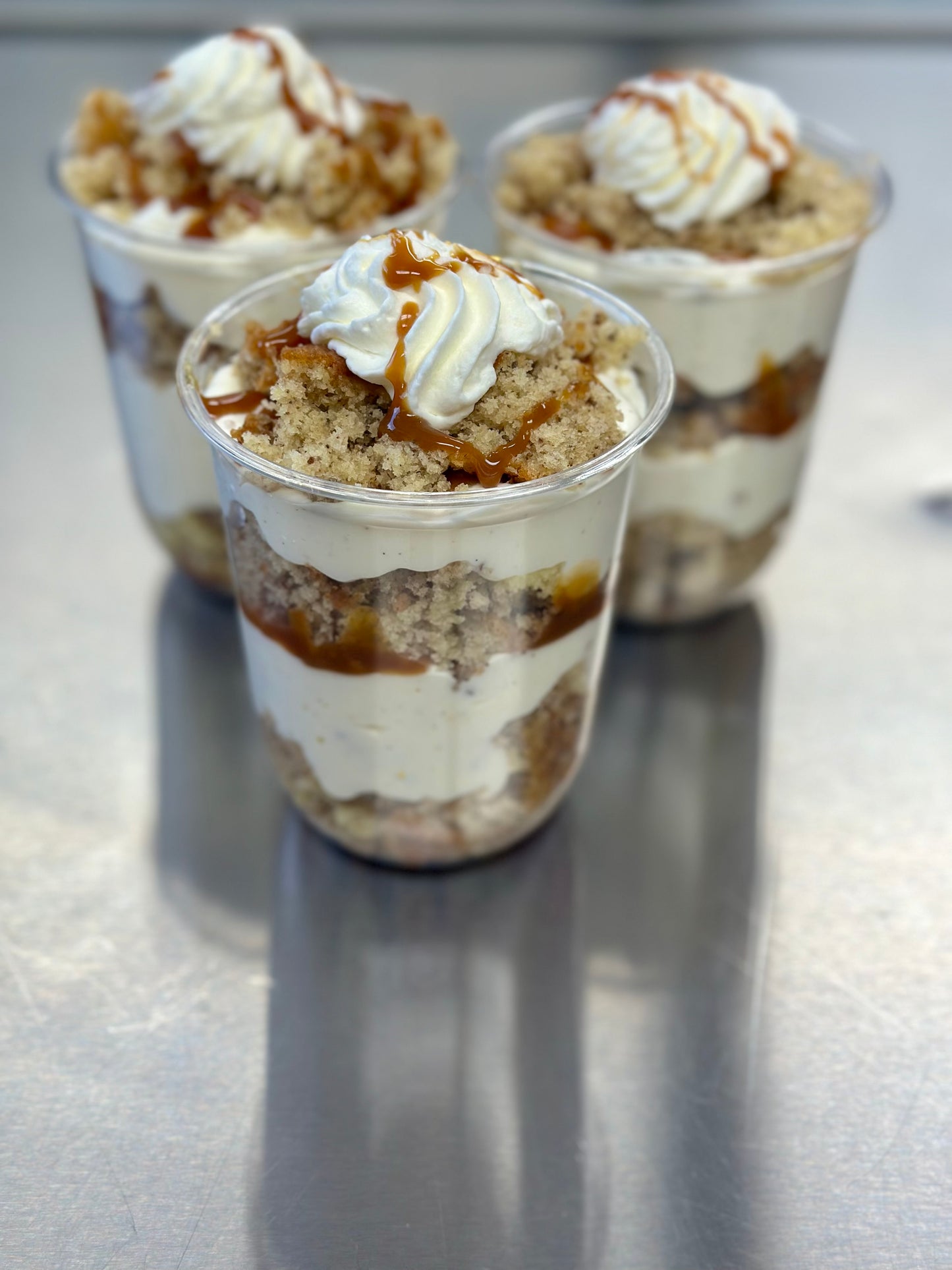 Lux Caramel Pecan Cake Cheesecake Cup