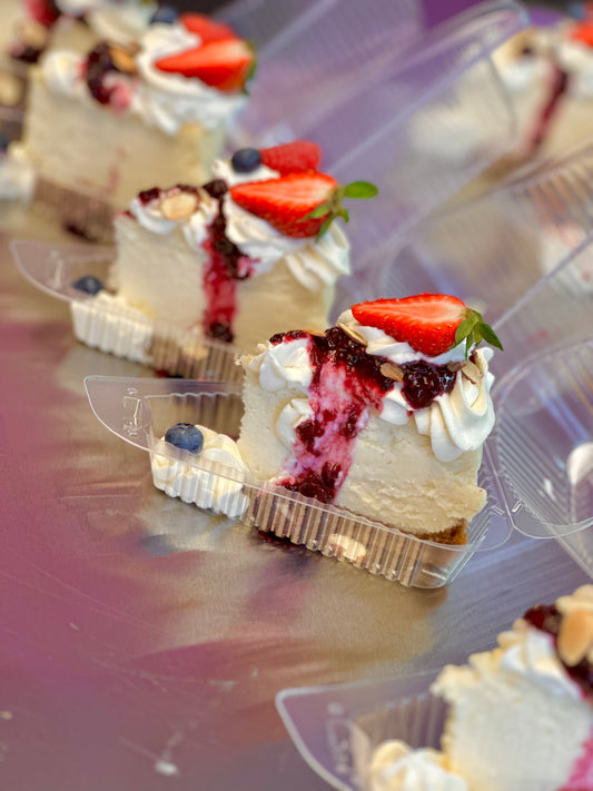 Berry Chantilly Cheesecake Slice
